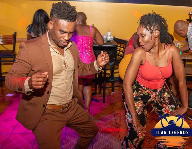A couple dancing Kompa on the dance floor