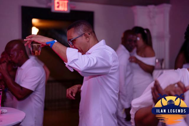 A guest dancing